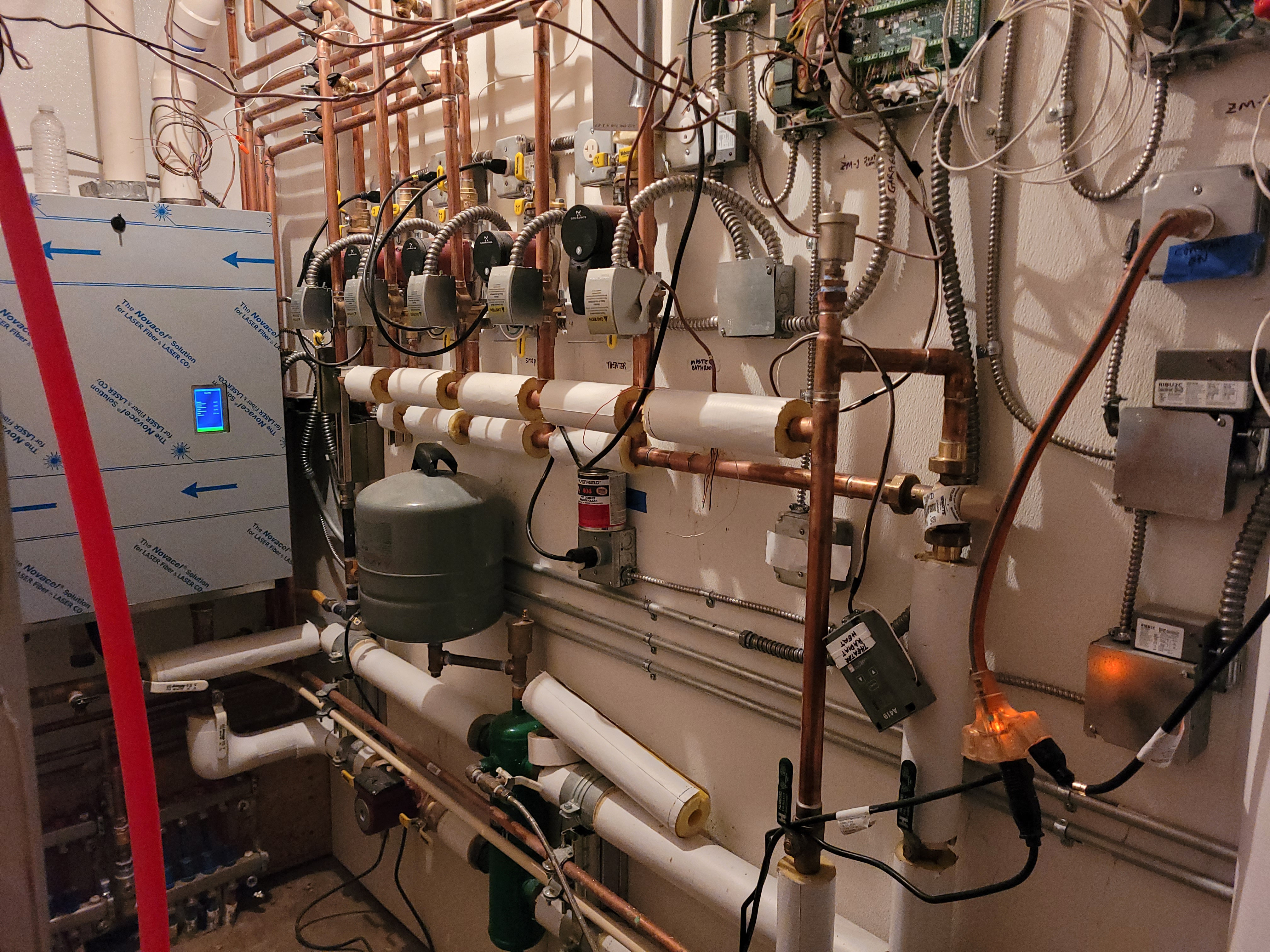 Tankless water heater install